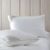 Buddemeyer Kit Travesseiro 50x70cm Toque de Pluma Algodão Branco 2 peças