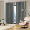 Cortina Blackout/Blecaute Em Tecido Corta Luz Para Sala, Quarto e Escritorio 3,00M x 2,50M | Admirare (3,00M X 2,50M, Cinza Escuro)