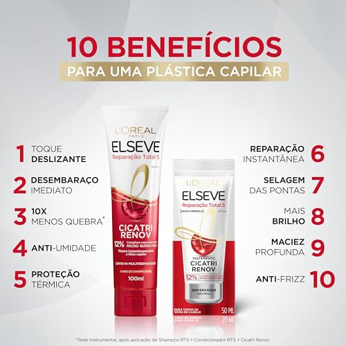 Leave-In L'Oréal Paris Elseve Reparação Total 5 Cicatri Renov 100ml
