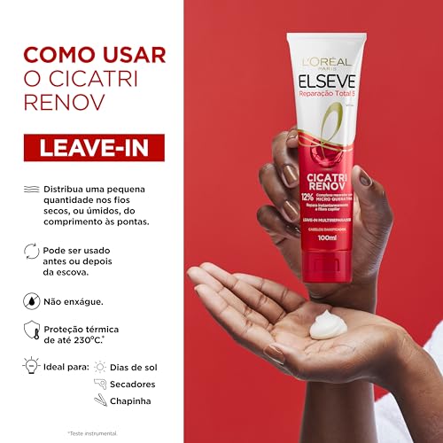 Leave-In L'Oréal Paris Elseve Reparação Total 5 Cicatri Renov 100ml