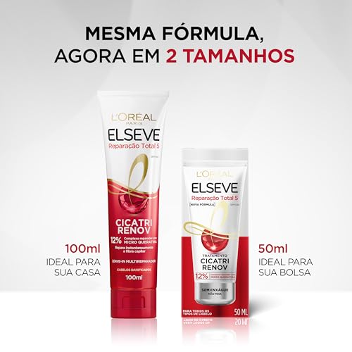 Leave-In L'Oréal Paris Elseve Reparação Total 5 Cicatri Renov 100ml