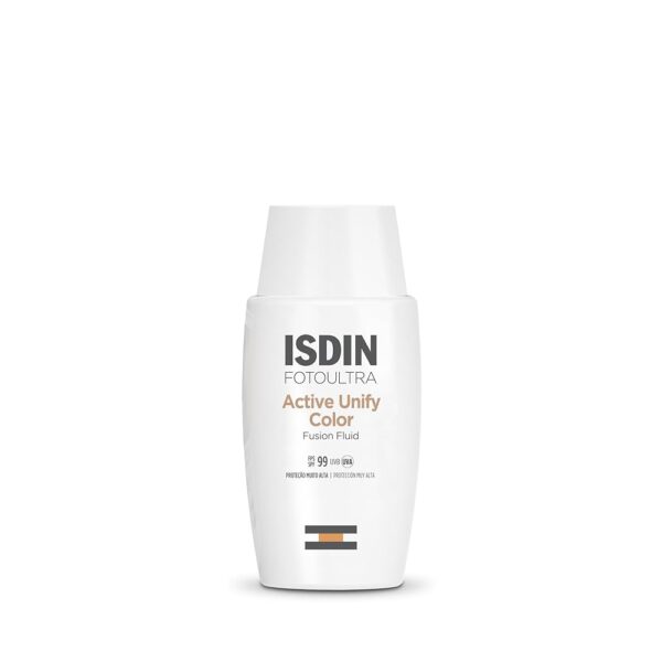 Protetor Solar e Clareador Facial ISDIN Active Unify FPS 99 - 50ml