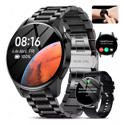 Relógio Inteligente Masculina Smartwatch Esportes Bt Chamada