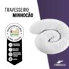 Travesseiro de Corpo Minhocão para Gestante - 21x150 cm - Fibrasca, Branco