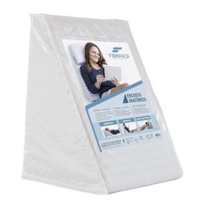 Travesseiro Triangular Encosto Anatômico – Branco - Fibrasca
