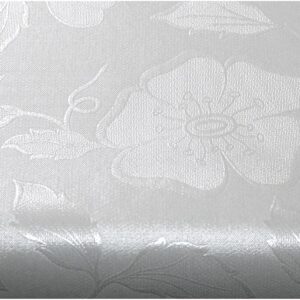 Toalha De Mesa Térmica Pvc Impermeável Branca S 1,40 X 2,00m