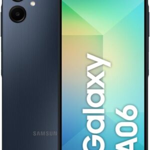 Smartphone Samsung Galaxy A06 128GB, 4GB RAM, Processador Octa-Core, Bateria de 5000mAh, Tela Infinita de 6.7", Câmera Traseira Dupla, Dual Chip - Azul Escuro