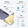 Smartphone Samsung Galaxy S24, Galaxy AI, Selfie de 12MP, Tela de 6.2" 1-120Hz, 256GB, 8GB RAM - Preto