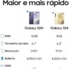 Smartphone Samsung Galaxy S24, Galaxy AI, Selfie de 12MP, Tela de 6.2" 1-120Hz, 256GB, 8GB RAM - Preto