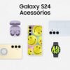 Smartphone Samsung Galaxy S24, Galaxy AI, Selfie de 12MP, Tela de 6.2" 1-120Hz, 256GB, 8GB RAM - Preto
