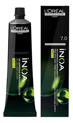 Coloração L'oréal Professionnel Inoa 7.0 Louro Profundo 60ml