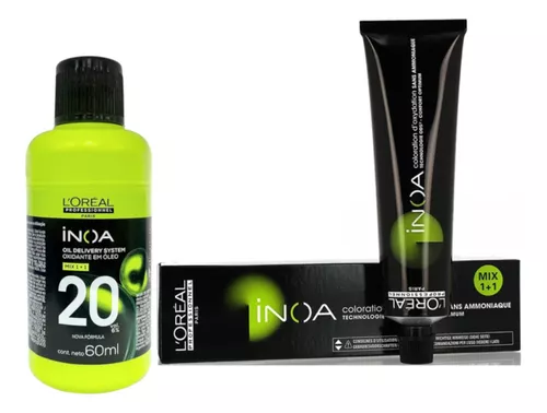 Kit Coloração Inoa Loreal Mais Ox Inoa 20vol 60ml