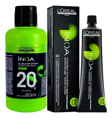 Kit Inoa Coloração 9 Louro Muito Claro E Ox 20v Loreal 60ml