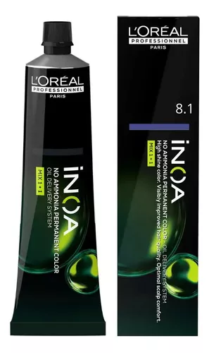 L'oréal Inoa 8.1 - Louro Claro Acinzentado 60ml