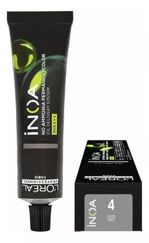 Tinta Coloração Inoa Loreal 4 Castanho 60g