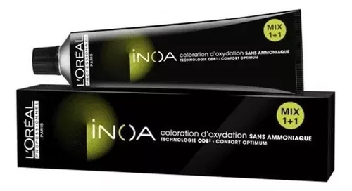 Tintura L'Oréal Professionnel Inoa tom 7.1 louro acinzentado para cabelo