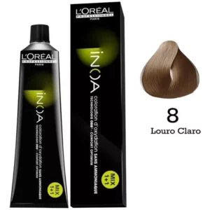 Tintura L'Oréal Professionnel Inoa tom 8 loiro claro para cabelo